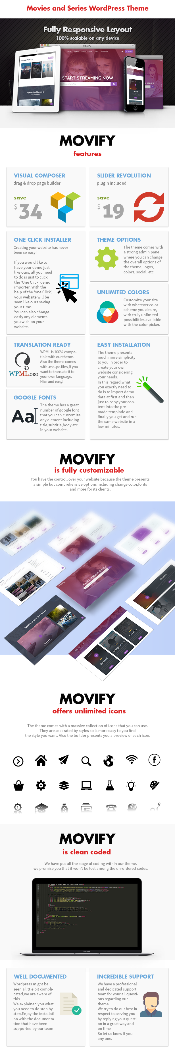 Movify – Movie and Cinema Theme - 3