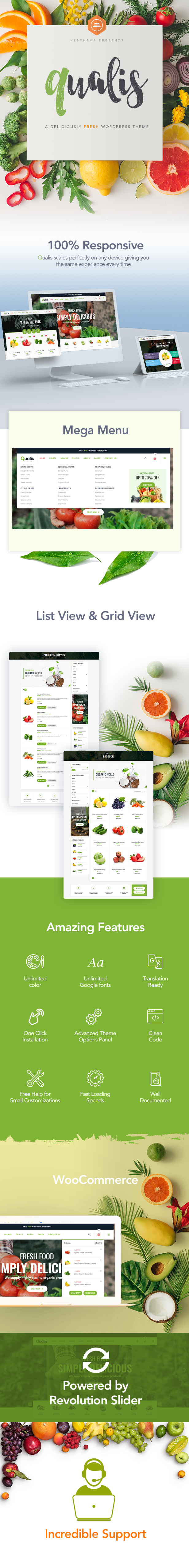 Qualis - Organic Food Responsive eCommerce WordPress Theme - 4