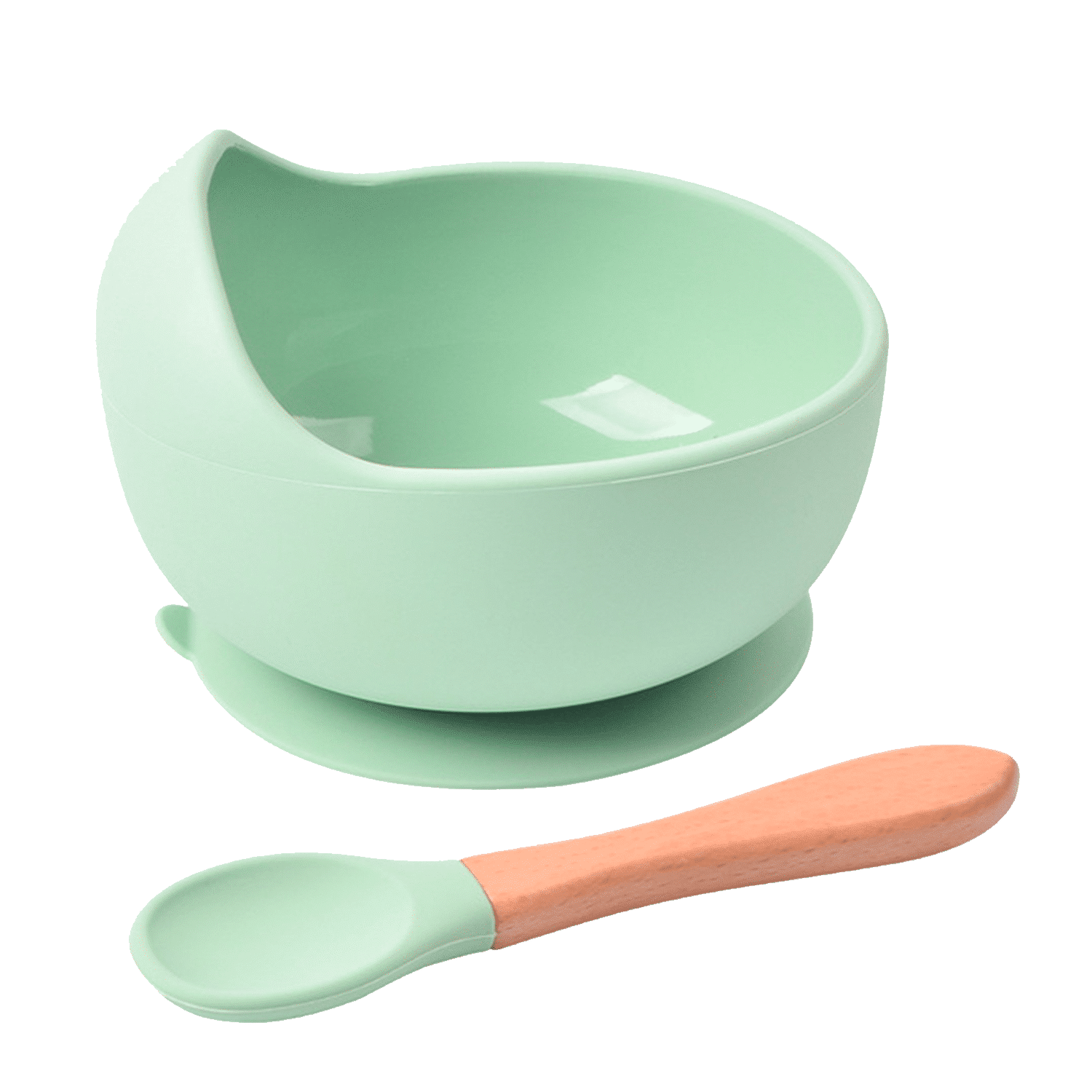Kiddopark Baby Bowls Toddler Bowls Silicone Suction Bowls for Baby with Spoon