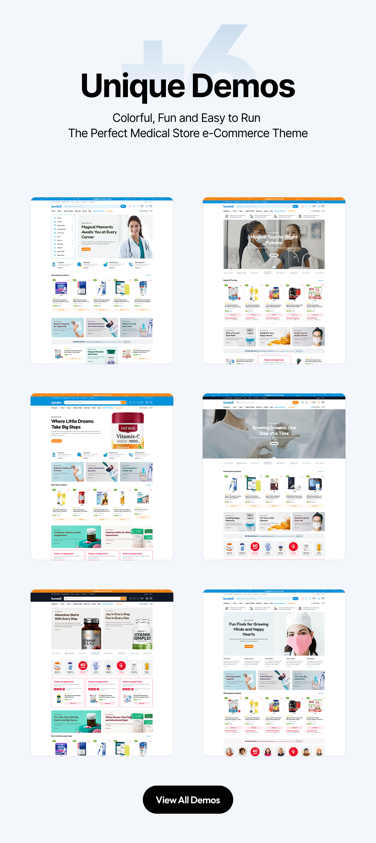 Bumedi - Medical Store WooCommerce Theme - 1