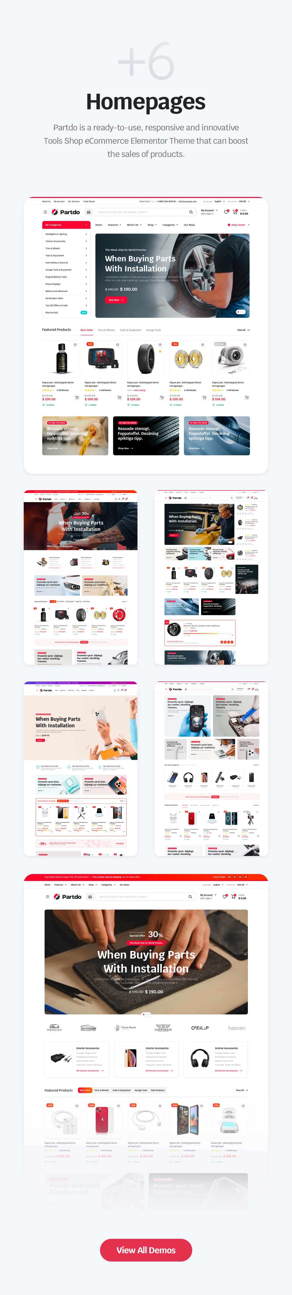 Partdo - Auto Parts and Tools Shop WooCommerce Theme - 3