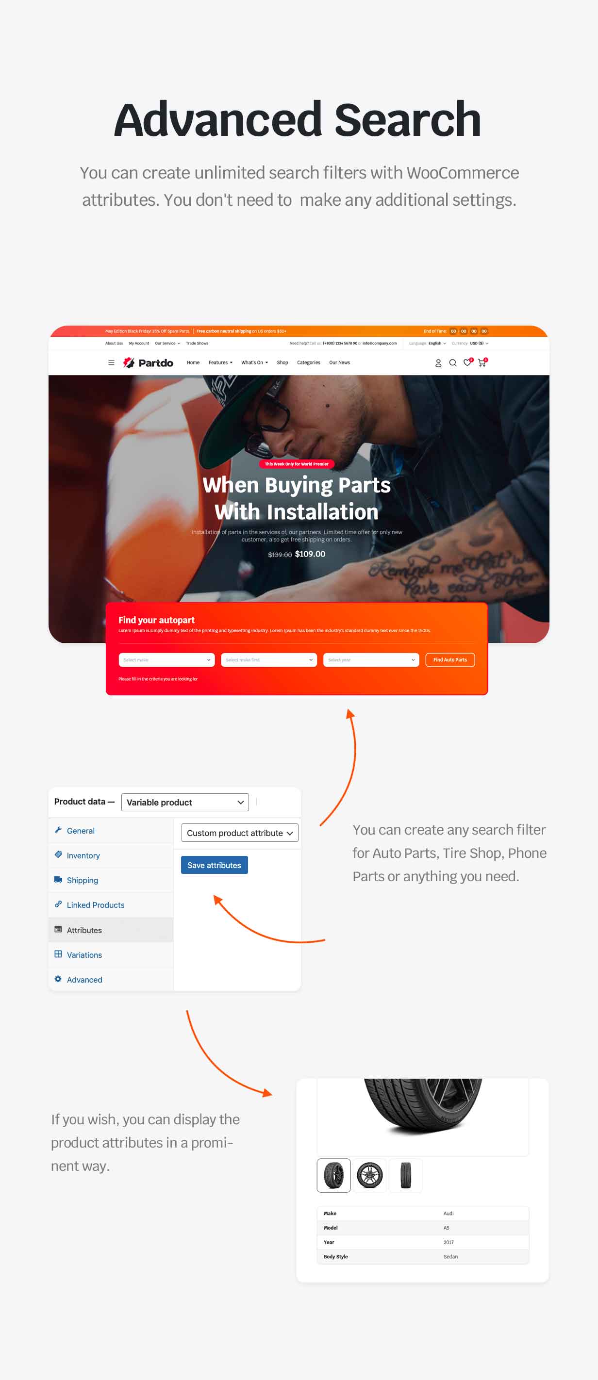 Partdo - Auto Parts and Tools Shop WooCommerce Theme - 3