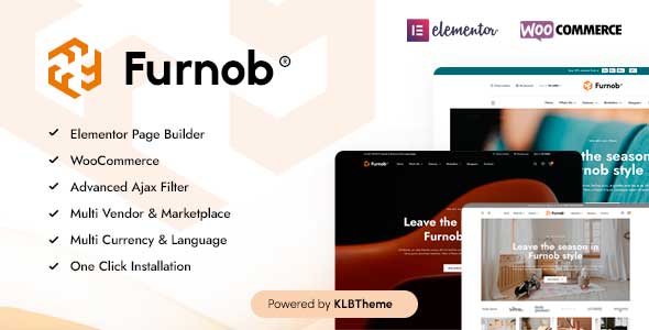 Furnob – Furniture Store eCommerce Theme