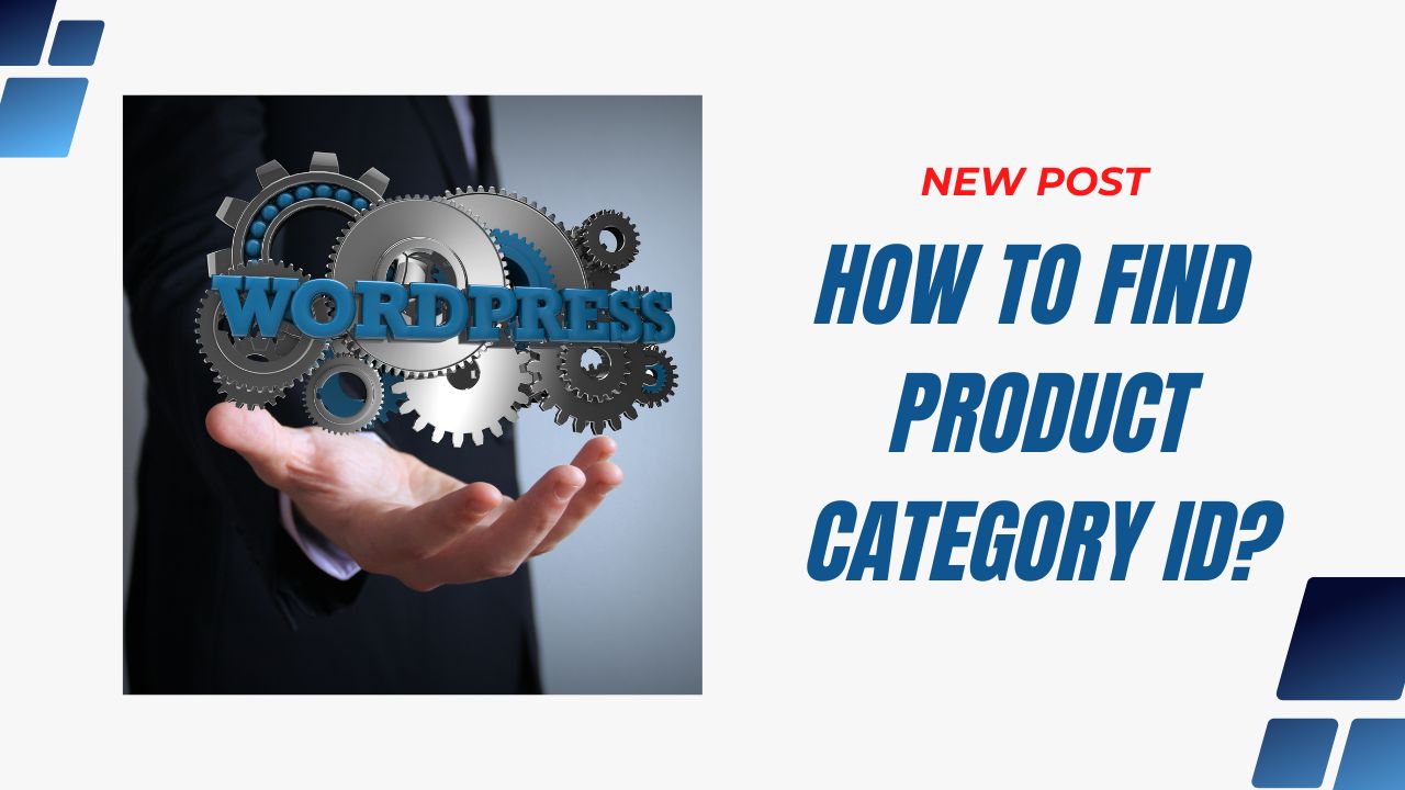 How to find product category ID?